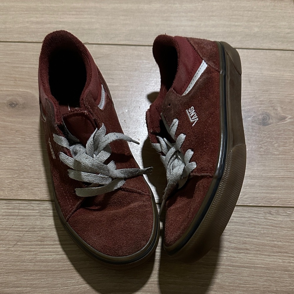 Vans Maroon Suede Casual Shoes
